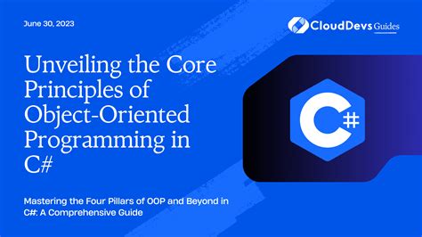  Object-Oriented Programming in C++: Unveiling the Secrets of Modular Design and Reusable Code!